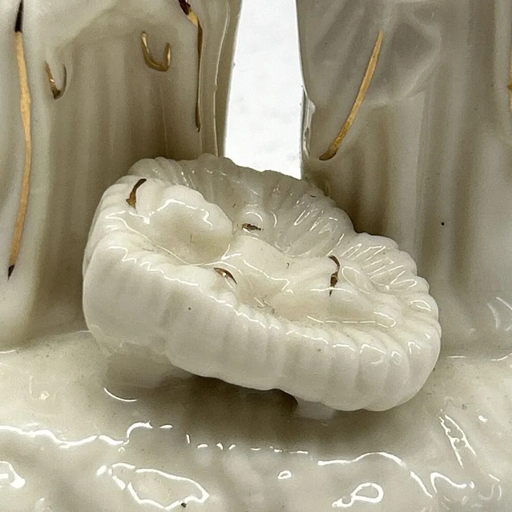 VTG Holy Family‎ Giftco Porcelain 3.5” Figurine Nativity